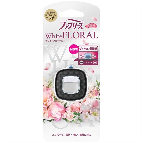 まとめ買い-24点セット ファブリーズイージークリップホワイトフローラル Ｐ＆Ｇ 芳香剤 車用