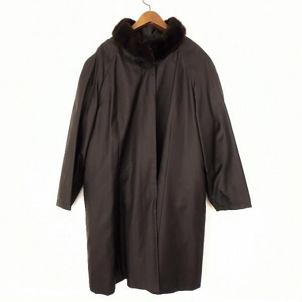 Leilian レリアン ミンクファー 中綿ロングコート Leilian レリアン