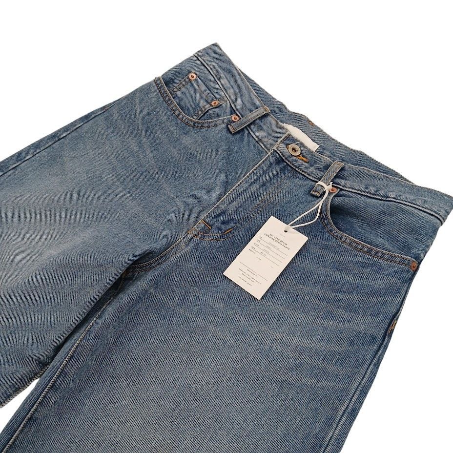 美品 doublet ダブレット RECYCLE DENIM LOW-RISE DENIM PANTS 22AW20PT192 リサイクル デニム  ローライズ - メルカリ