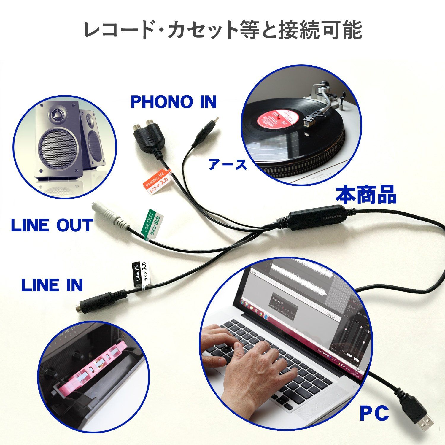 カセットテープ レコード