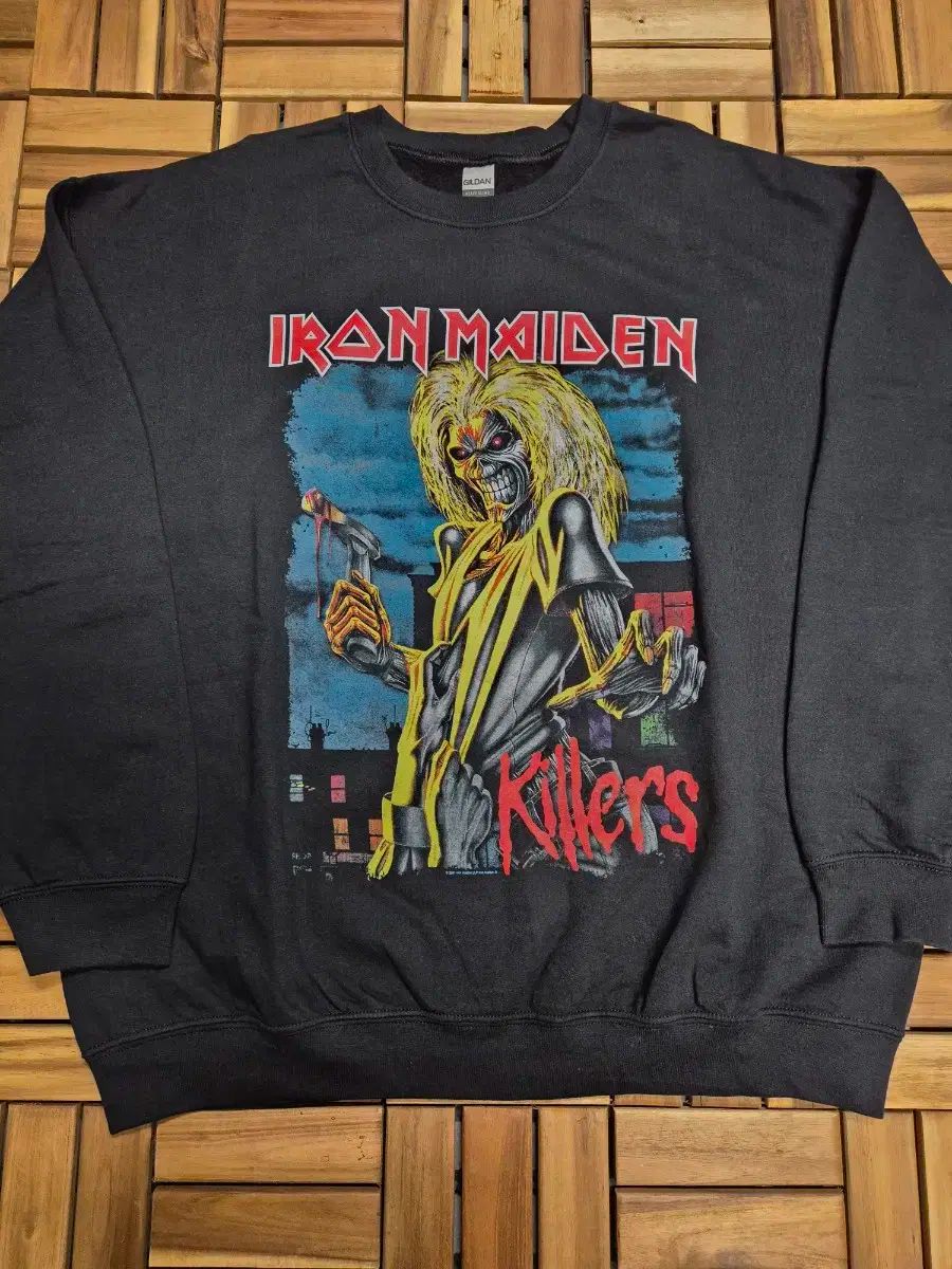 Gildan アイアン メイデン killers プリント スウェット シャツ