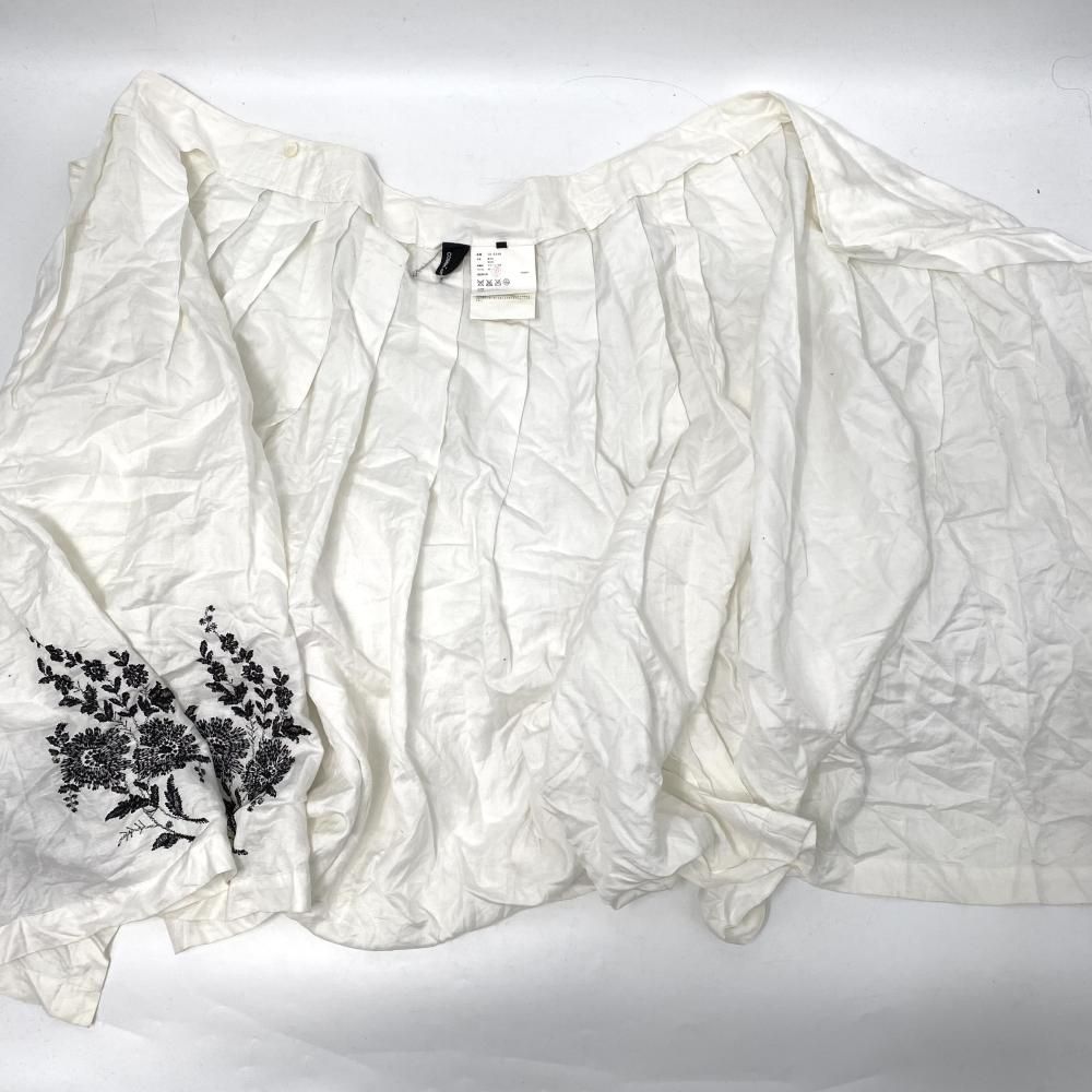 中古】tricot COMME des GARCONS TE-S049 巻きスカート ホワイト