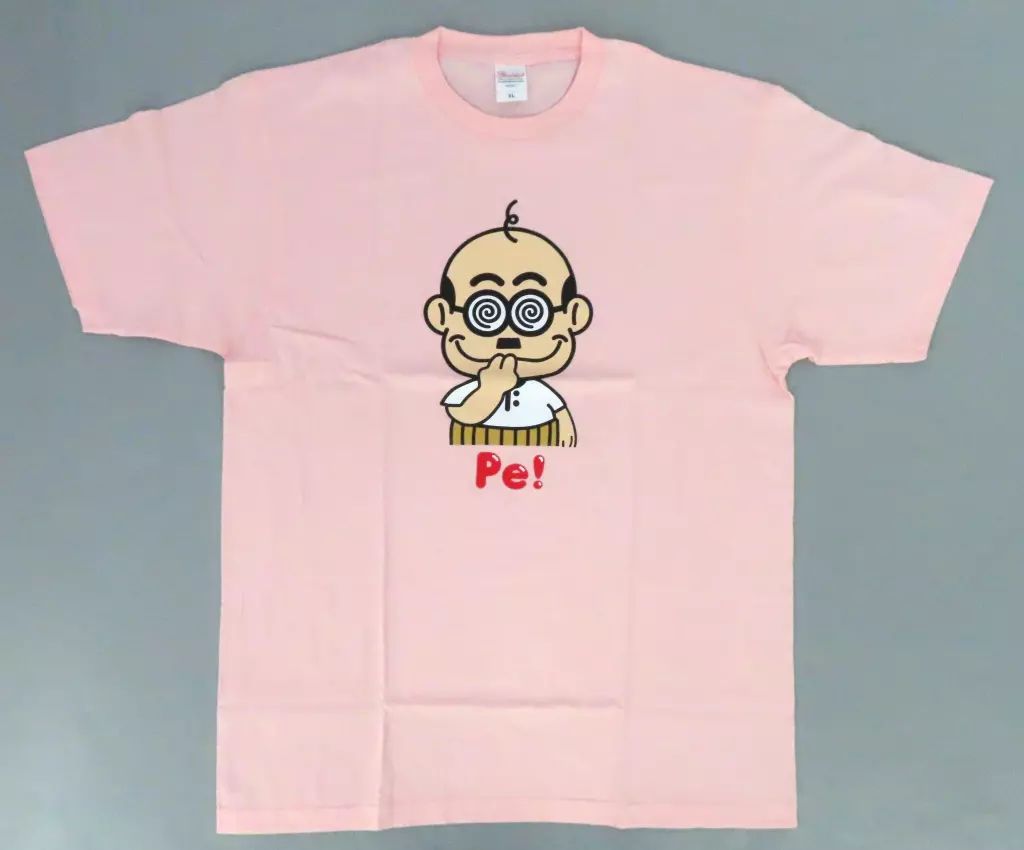中古】Tシャツ 加藤茶 加藤茶Pe! Tシャツ ピンク XLサイズ