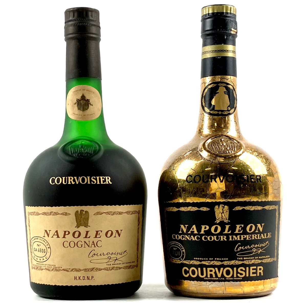 2本 クルボアジェ Courvoisier ナポレオン 旧ボトル ナポレオン クール