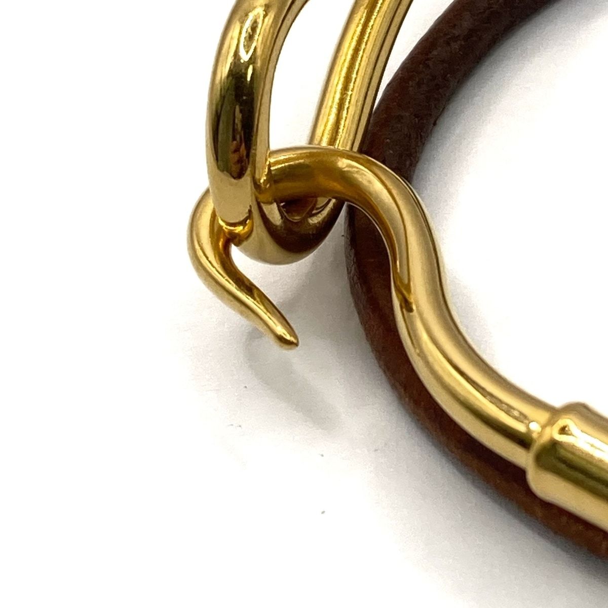 HERMES(エルメス) ブレスレット ジャンボ レザー ブラウン