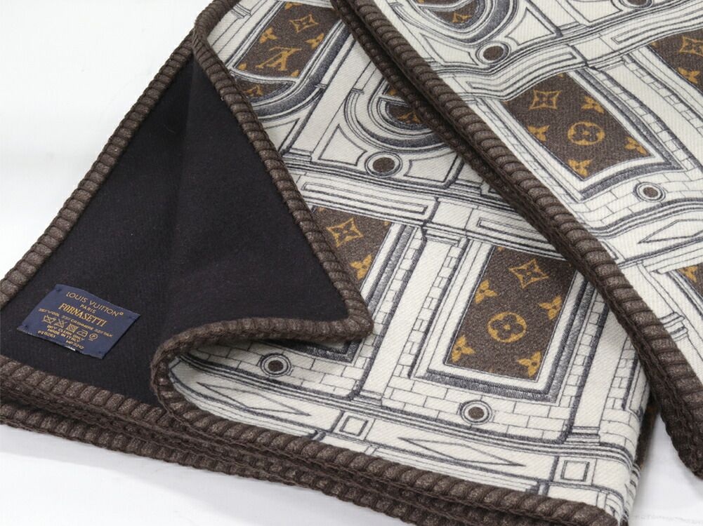 LV ルイヴィトン　ブランケット ルイヴィトン ブランケット ひざ掛け プレッド・アーキテチュラ
