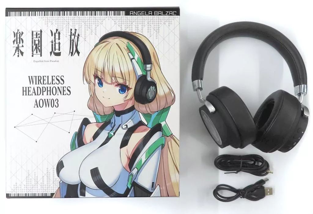 ヘッドフォン アンジェラ バルザック ワイヤレスヘッドホン ANIMA AOW03 楽園追放×ONKYO