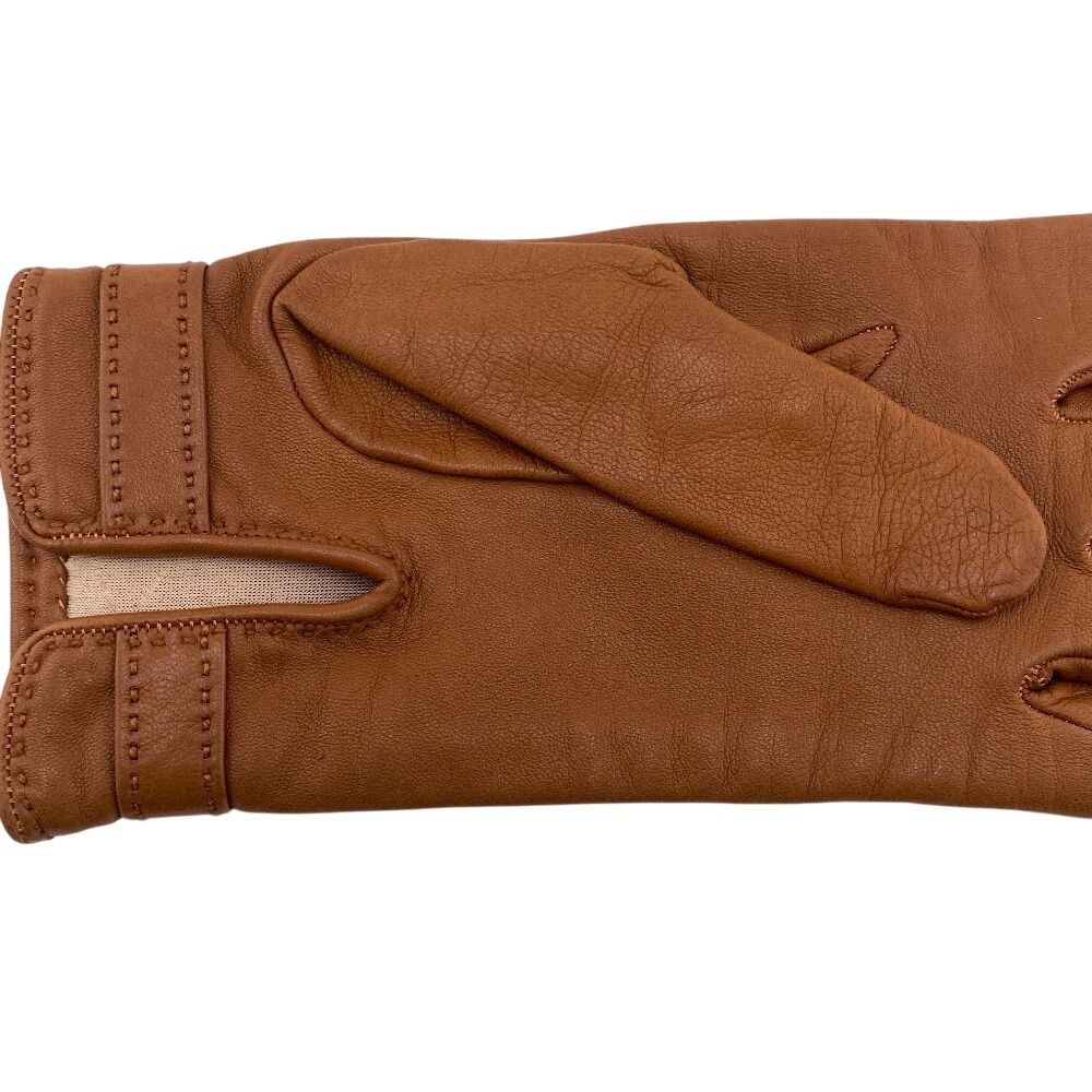 エルメス HERMES 手袋 シェーヌダンクル グローブ ブラウン 5％OFF フォロワークーポン！！】HERMES エルメス ヘルメス グローブ