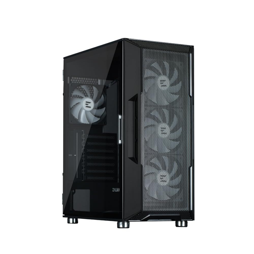 ZALMAN i3 NEO ARGB Black ミドルタワー型PCケース ブラック CS8956