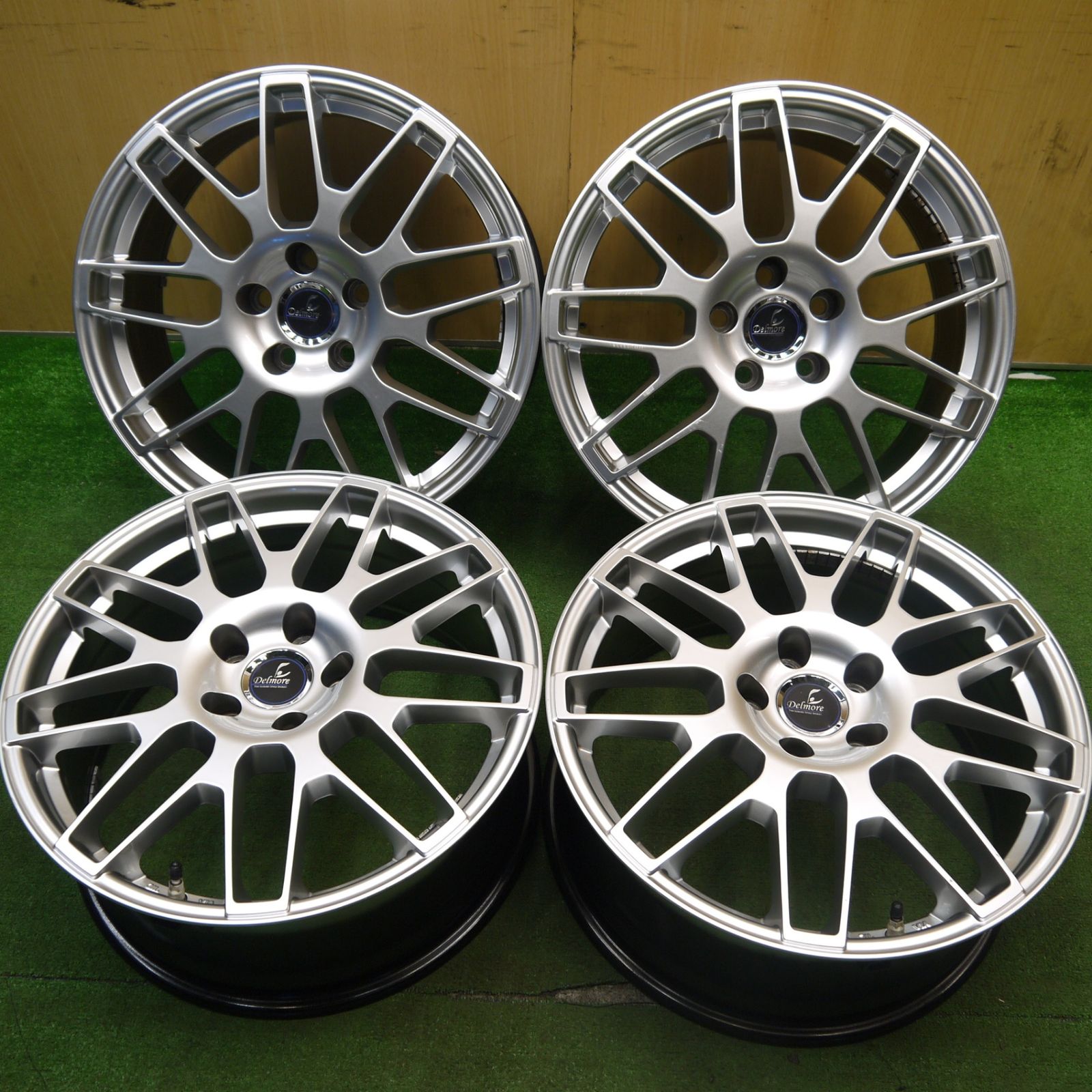 空気圧センサー付 キレイ レクサス 等 Delmore LC.S weds 18インチ デルモア ウェッズ ホイール 18×8J PCD114.3|5H 5040807Hホ