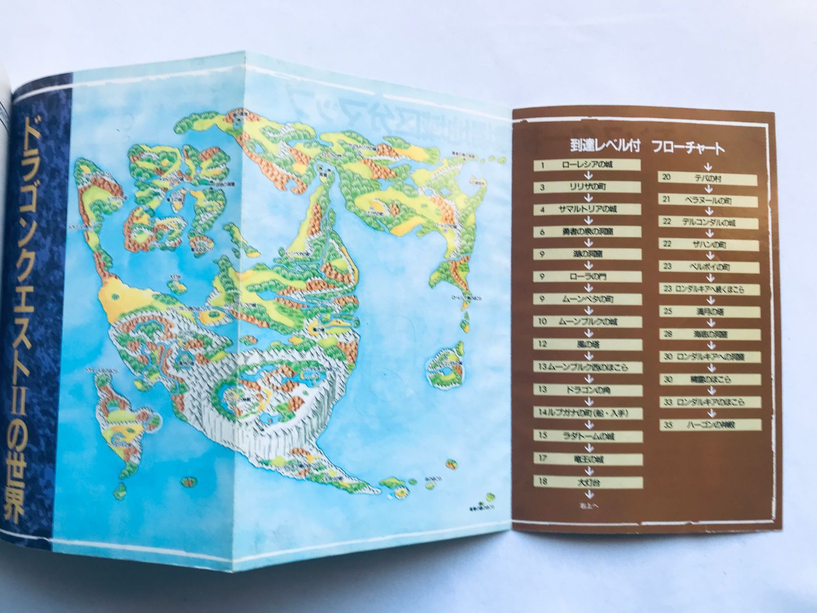 no map* JAPANESE BOOK: Dragon Quest II Complete Strategy