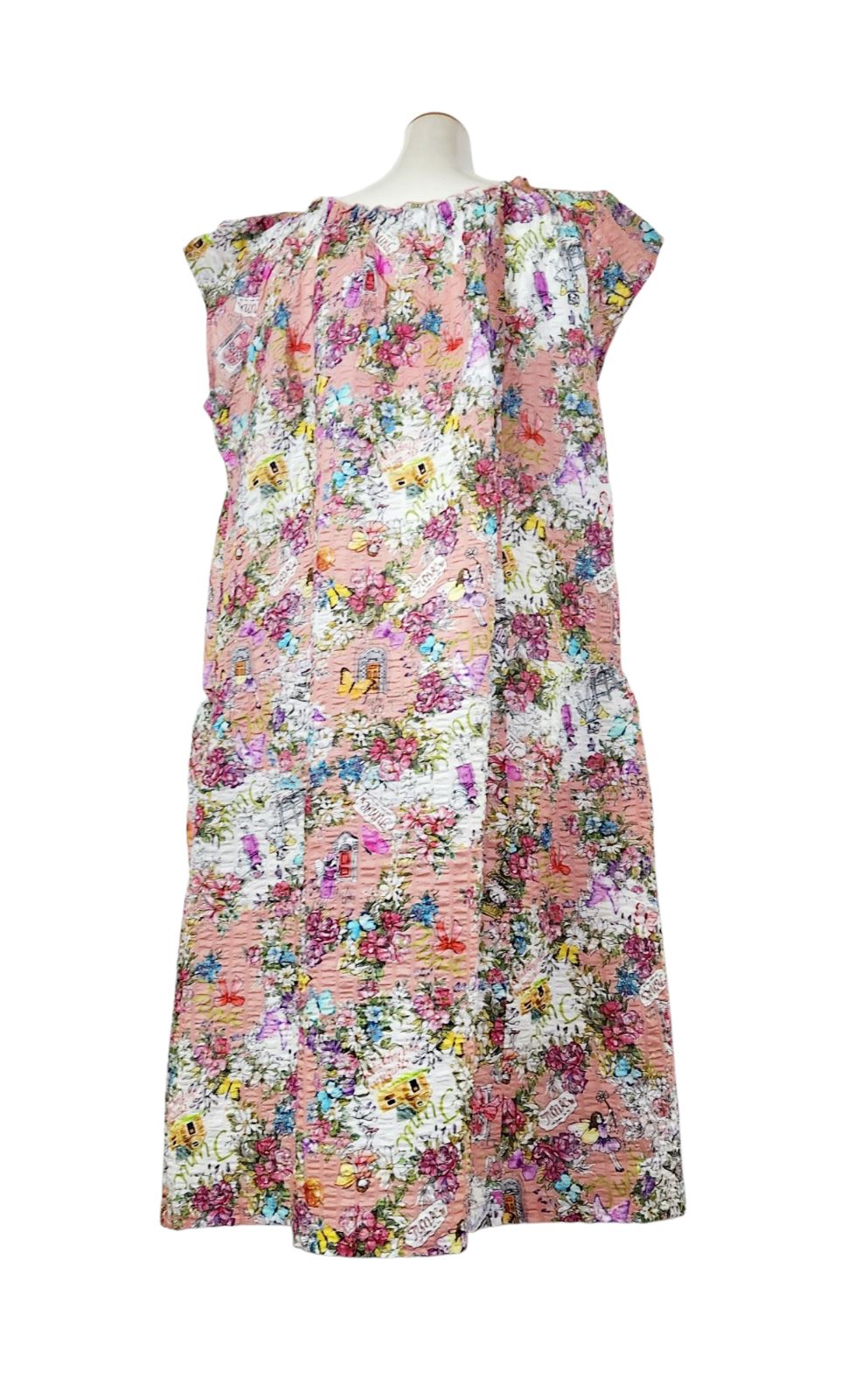 夏物入荷！！ 鴨居羊子 TUNIC フレンチ袖 シャーリング