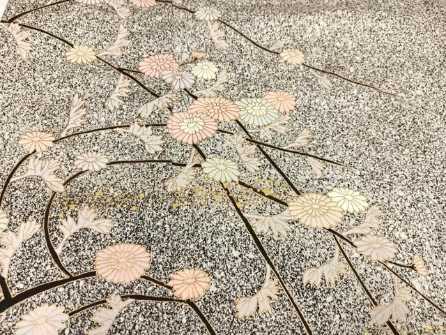 平和屋着物●訪問着　草花文　金彩　正絹　逸品　AABB2924ph 平和屋着物○訪問着 草花文 金彩 正絹 逸品 AABB2924ph 平和屋着物○