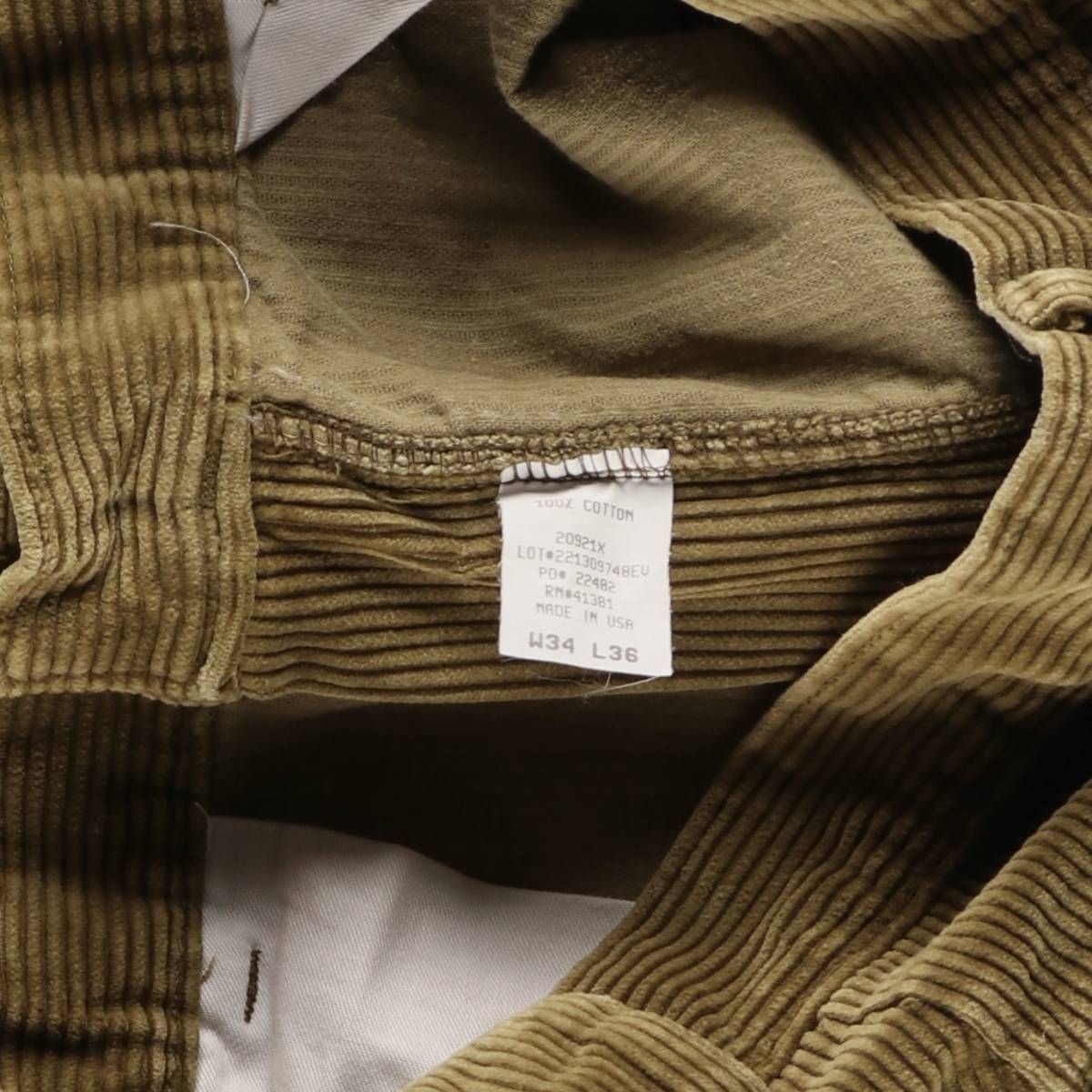 古着 90年代 ラルフローレン Ralph Lauren POLO by Ralph Lauren ツータック コーデュロイパンツ メンズw34相当 eaa587457 KIN-KAAI_COM