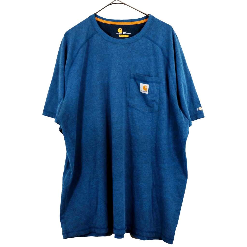 (M) Carhartt カーハート 半袖Tシャツ ポケット ロゴ コットンTシャツ アメカジ
