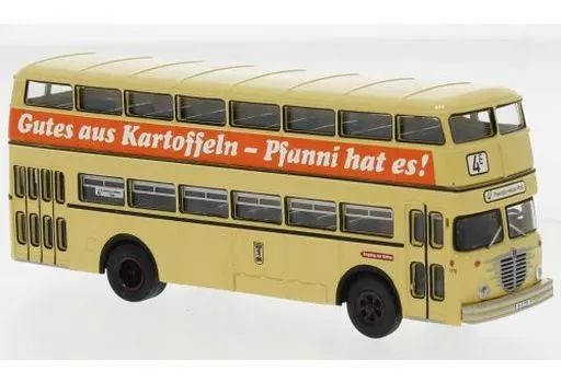 ミニカー　1/87 ビュッシング D2U ダブルデッカー 1960 BVG Persil [61257] 中古】ミニカー 1/87 ビュッシング D2U ダブルデッカー 1960 BVG