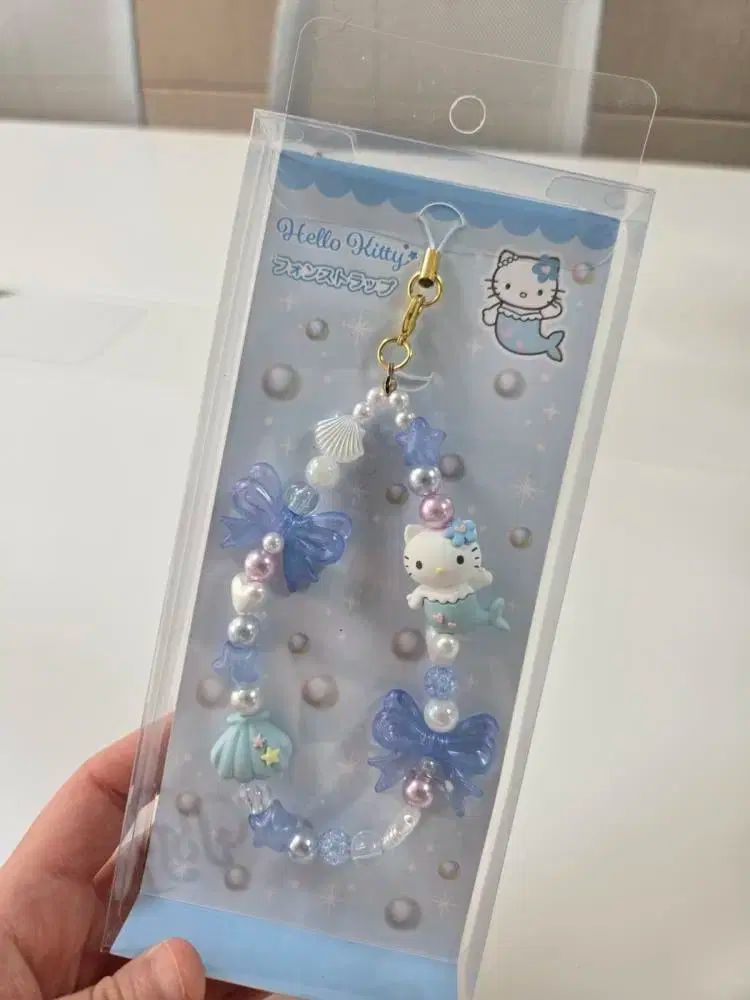 ハローキティ ストラップ サンリオ　マーメイド　人魚　ハイビスカス hello kitty(ハローキティ) 人魚 ストラップ 正規品 新品 ハローキティ