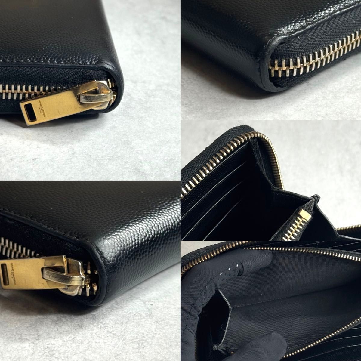 YSL SAINT LAURENT サンローラン / カサンドラジップアラウンド