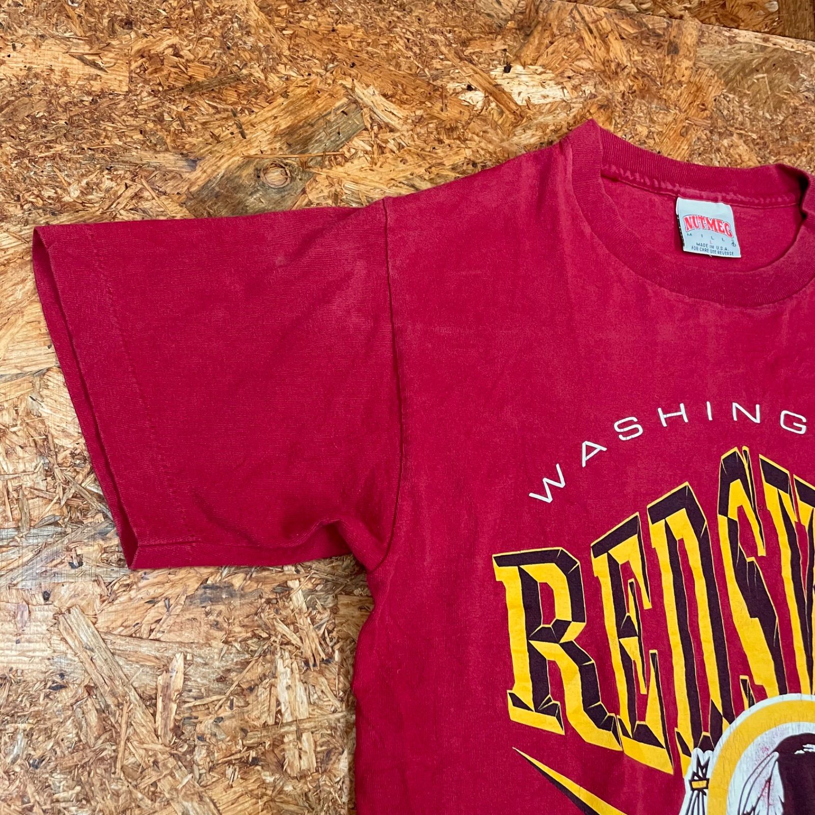 USA製 '90s WASHINGTON REDSKINS Tシャツ L NUTMEG製 半袖