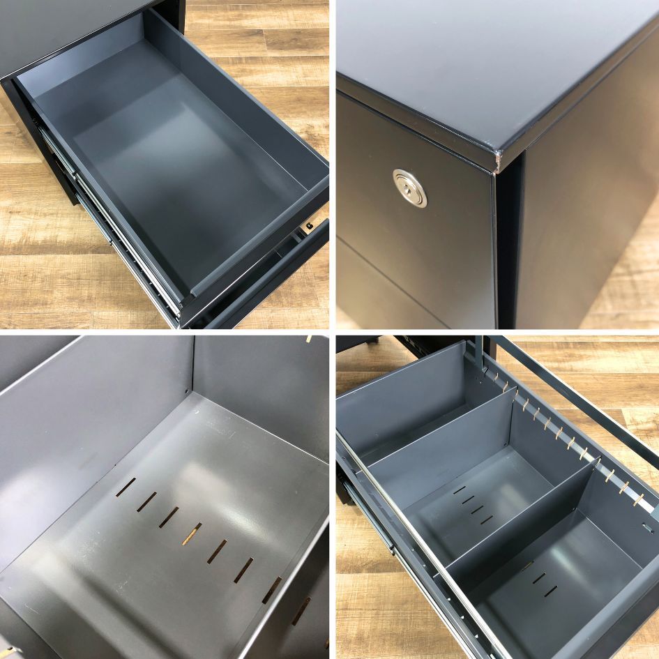 Cassina ixc DESK WAGON AF DRAWER BLACK カッシーナ デスク ワゴン