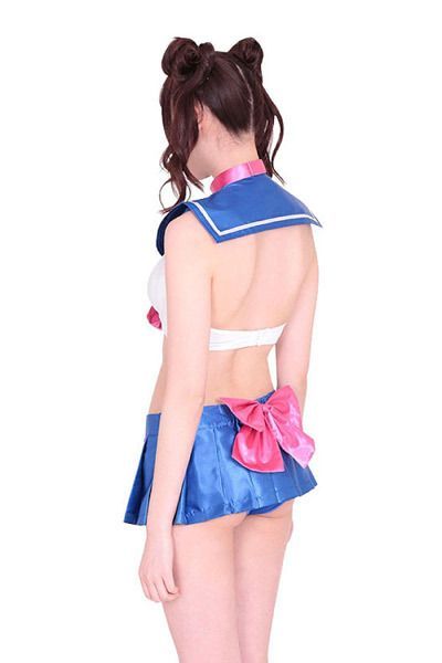 送料無料 コスプレ 仮装 制服 月夜に輝くセーラービキニ