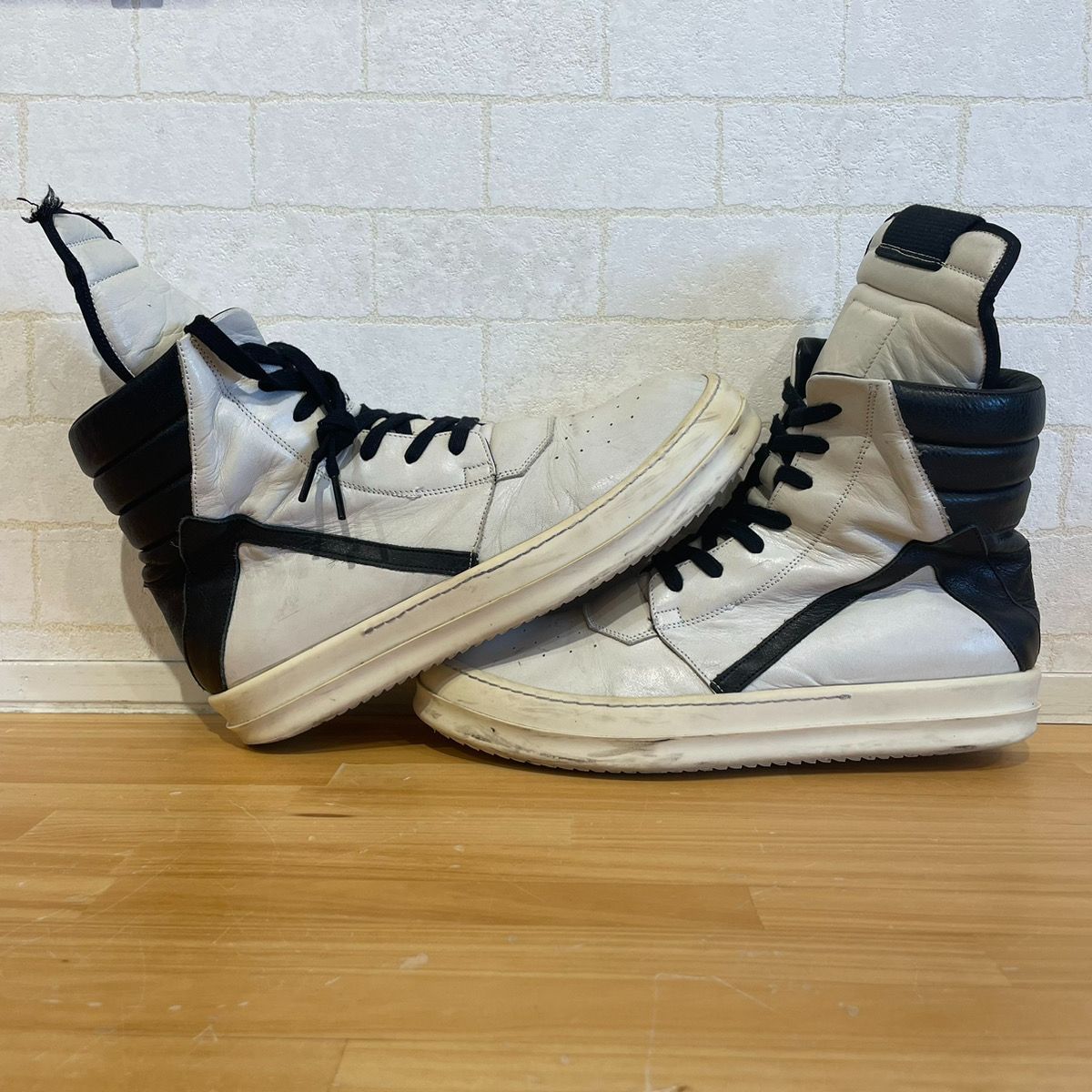 リックオウエンス Rick Owens GEO BASKET ジオバスケット レザー 