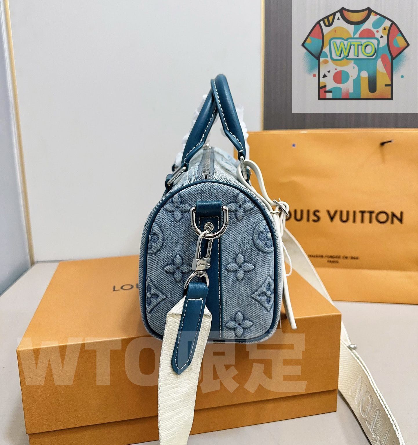 【美品】ルイヴィトン　ユタ　ショルダーバッグ　トート　ハンド　メッセンジャー 今日WTO】LV Passy Messenger Bag ルイ・ヴィトン パッシー