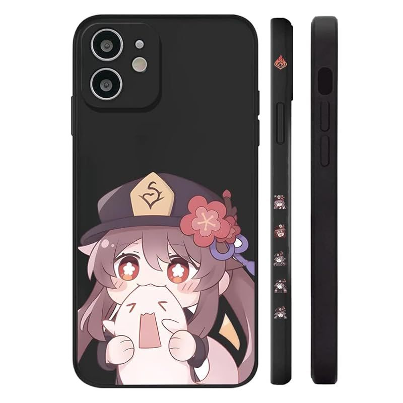 新品　Iphone 15 ケース 原神 Genshin hutao 胡桃 あいふぉん15 ケース アイフォン15 ケース キャラクター tpu スマホケース カバー 耐衝撃 シリコン 衝撃吸収 可愛い (iPhone 15)…