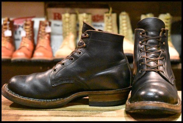 美品】WHITES ホワイツ セミドレス ブーツ 7.5E 黒 （別注トゥ） 8.5E
