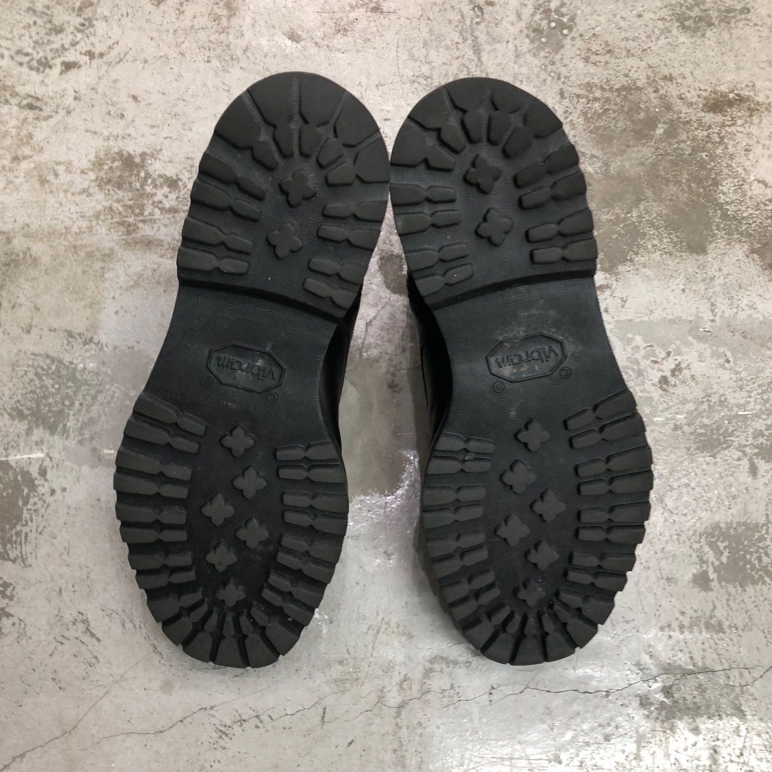 WH レザー サイドジップ コンバットブーツ WHS-0740 ダブル