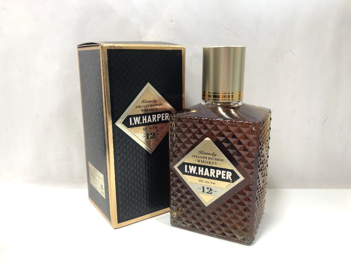IW HARPER ハーパー 12年 750ml 未開栓 箱付 3本セット 惜しくも終売