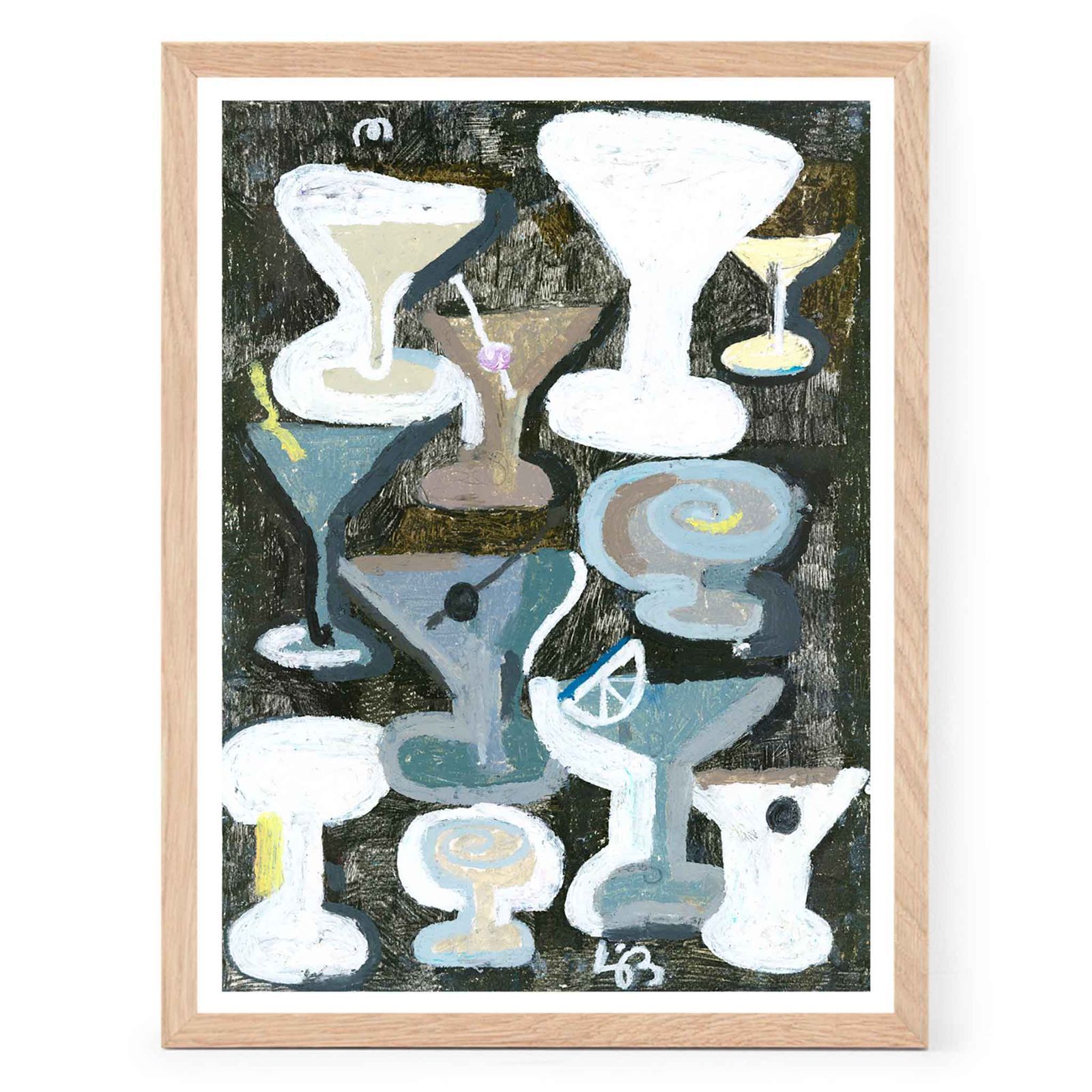 デンマーク　ポスタークラブ　アートポスター The Poster Club アートポスター 30×40cm Martinis ポスター