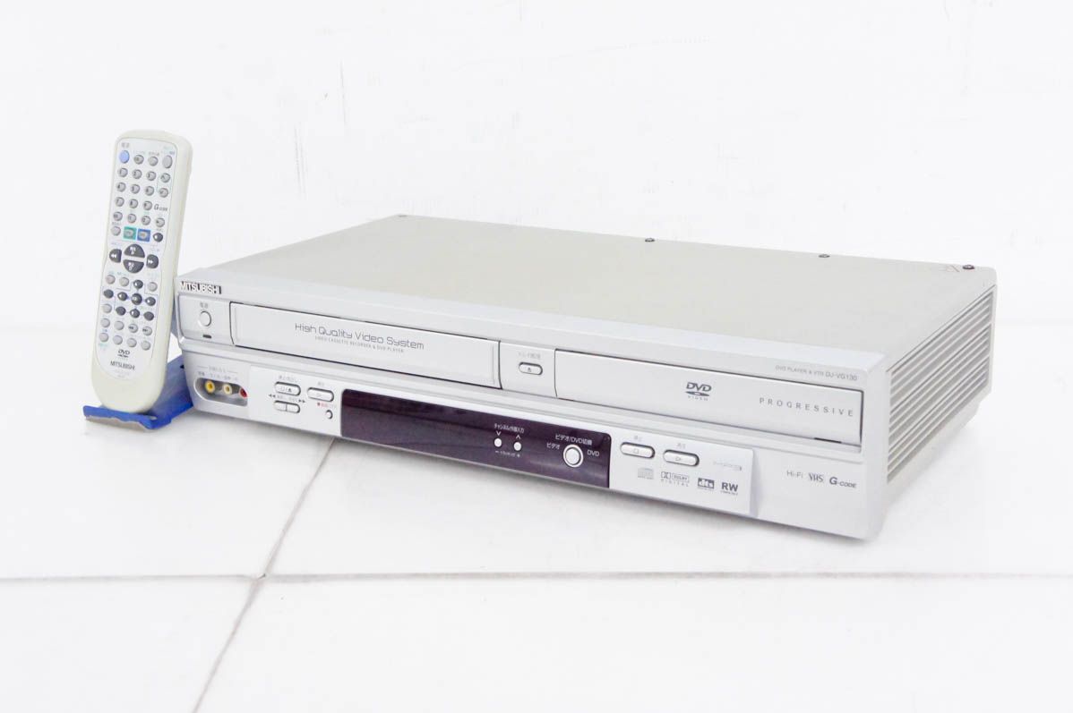三菱MITSUBISHI DVDプレーヤー一体型ビデオデッキ DJ-VG130