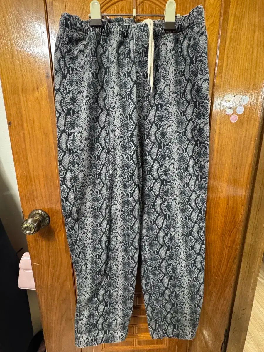 STUSSY ブラッシュド ビーチ パンツ パイソン柄 m