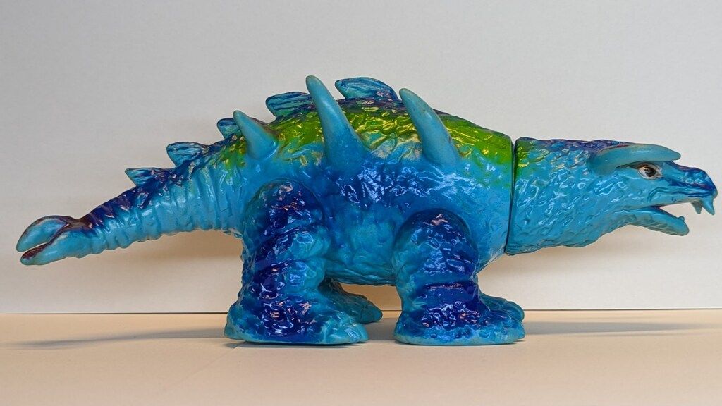 マグネドン 再販 ブルマァク ソフビ マグネドン（ブルマァク復刻・ポピーキングザウルス）ソフビ2体