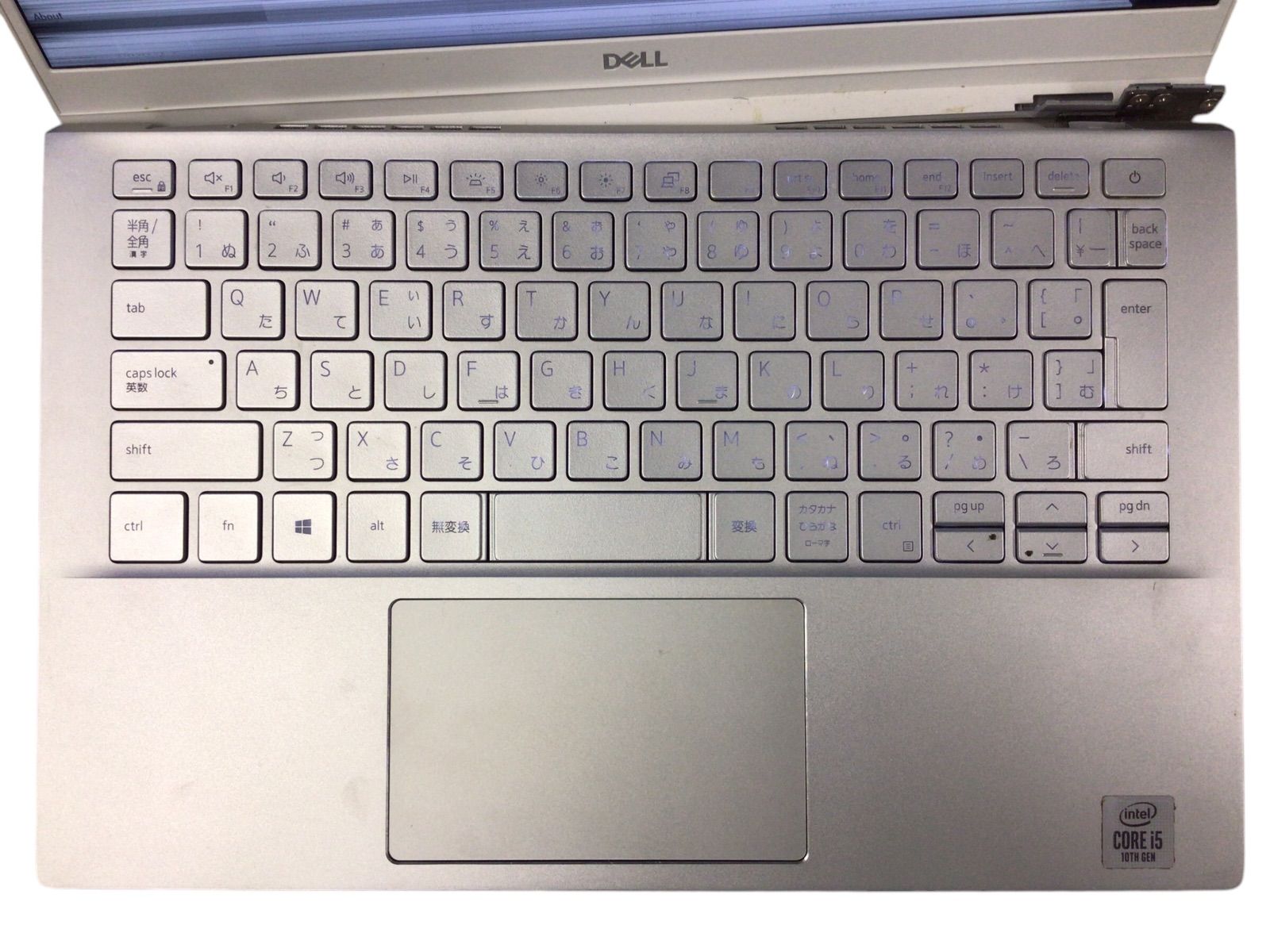 npc195【ジャンク】DELL P121G◇i5-10210U/8G◇モニター故障◇ヒンジ破損