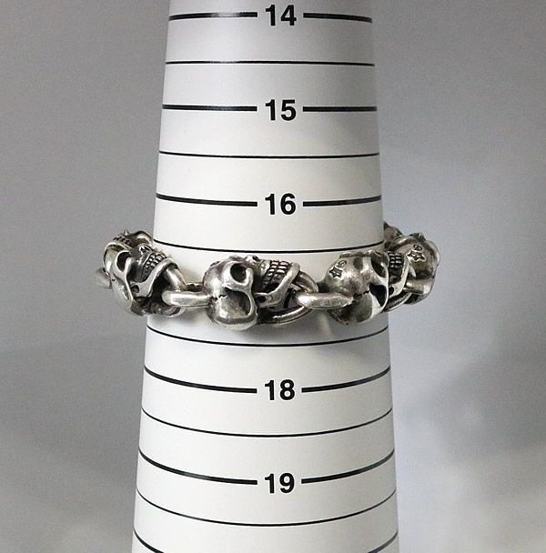 ガボラトリー 銀座店 ガボラトリー ガボール 7スカル ブレス メンズ