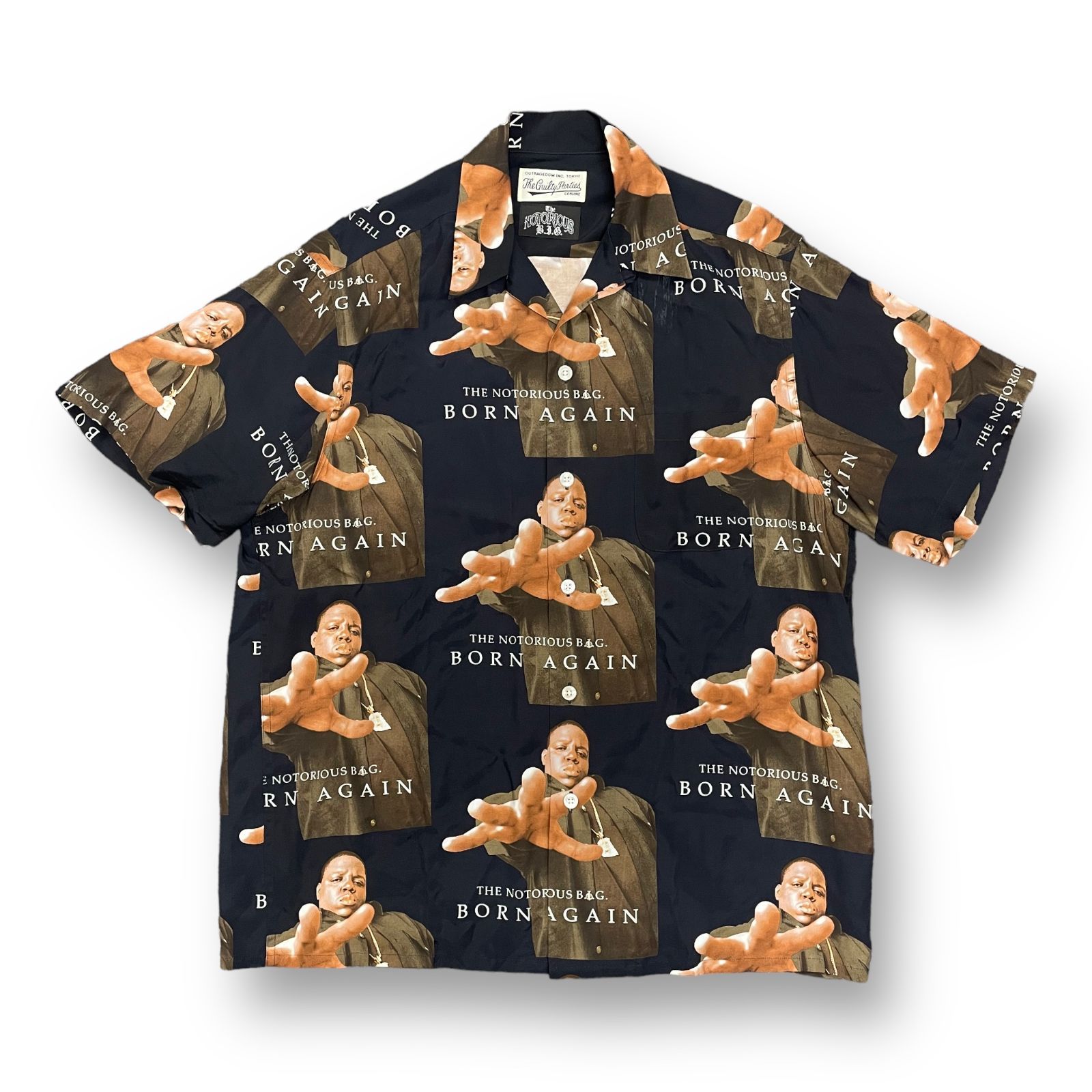 定価38500円 WACKO MARIA THE NOTORIOUS B.I.G / S/S HAWAIIAN SHIRT