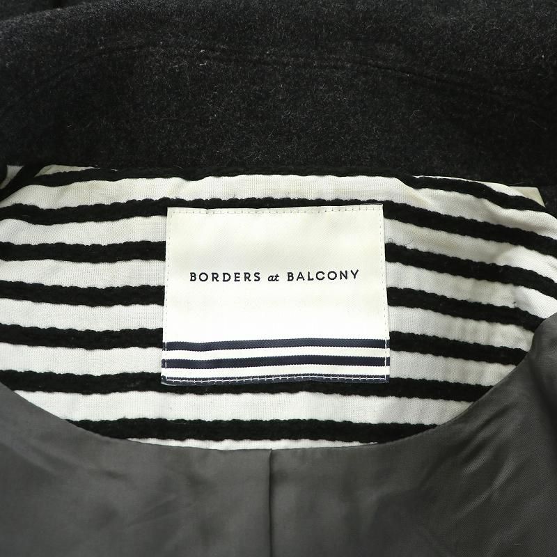 ボーダーズアットバルコニー　チェスターコート SHOULDER FRILL TRENCH COAT | BORDERS