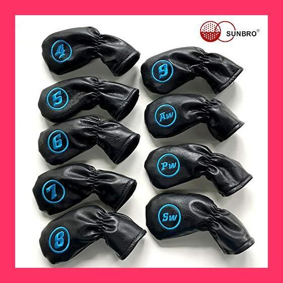 Sunbro Golf アイアンカバーゴルフ ウェッジカバー SUNBRO GOLF ニットヘッドカバー アイアンカバーゴルフ ウェッジカバー