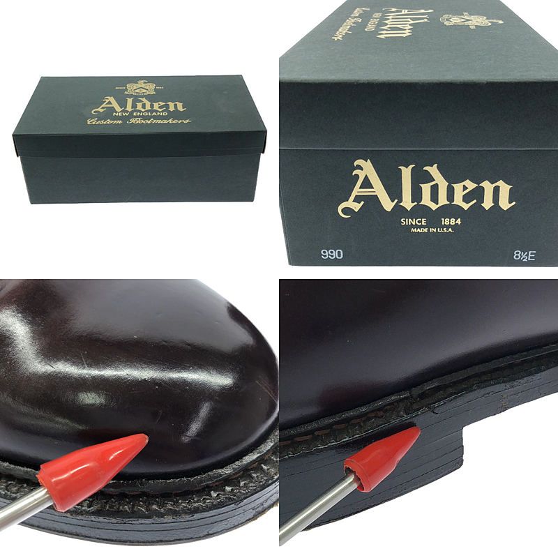 ALDEN / オールデン | 990 コードバン 外羽根 プレーントゥシューズ