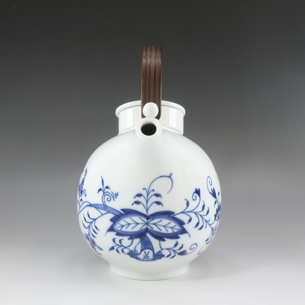 Meissen マイセン ブルーオニオン ティーポット 茶こし付 ポーセリン _ 食器