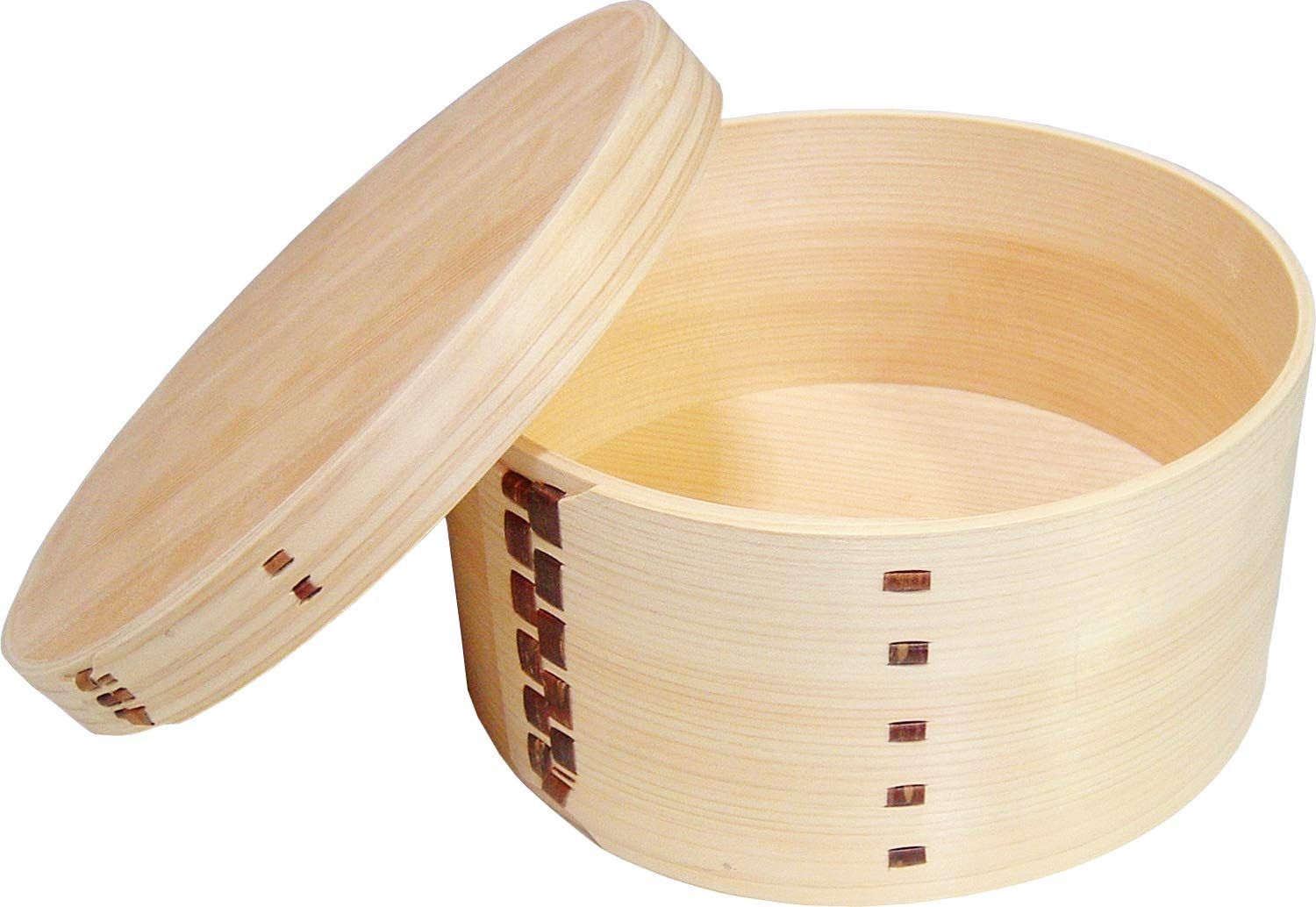 新着商品 電子レンジ対応 3合用 さくら さわら ひのき 木製 曲げ輪 手造り おひつ 木曽工芸