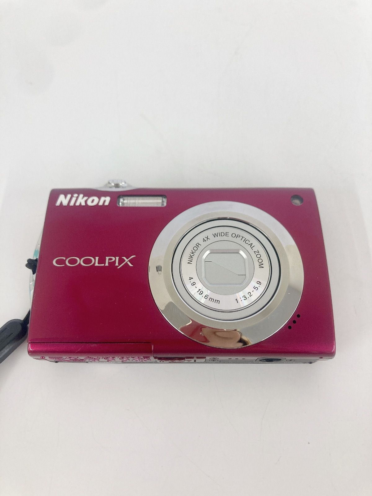￥ 通電未 Nikon ニコン COOLPIX デジカメ S4000 レッド カメラ 1