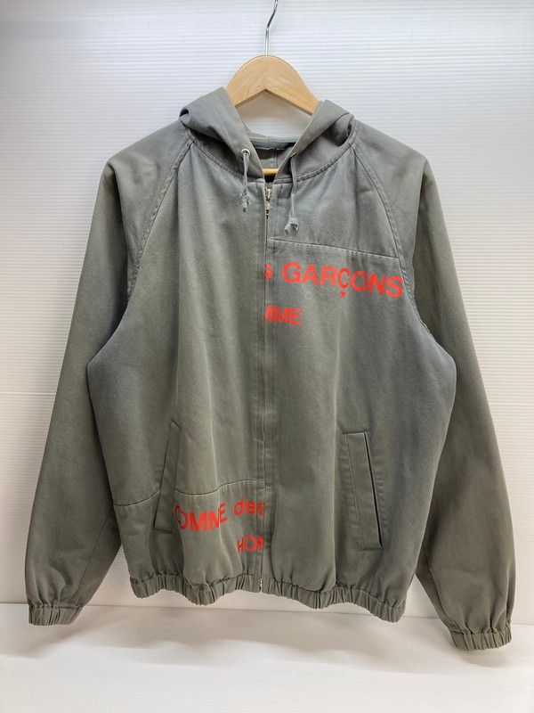 品 COMME des GARCONS HOMME コムデギャルソンオム HE-J074 AD2001 02SS SPLIT LOGO JACKET スプリットロゴジャケット ライトアウター 140-250928-AS-13-min