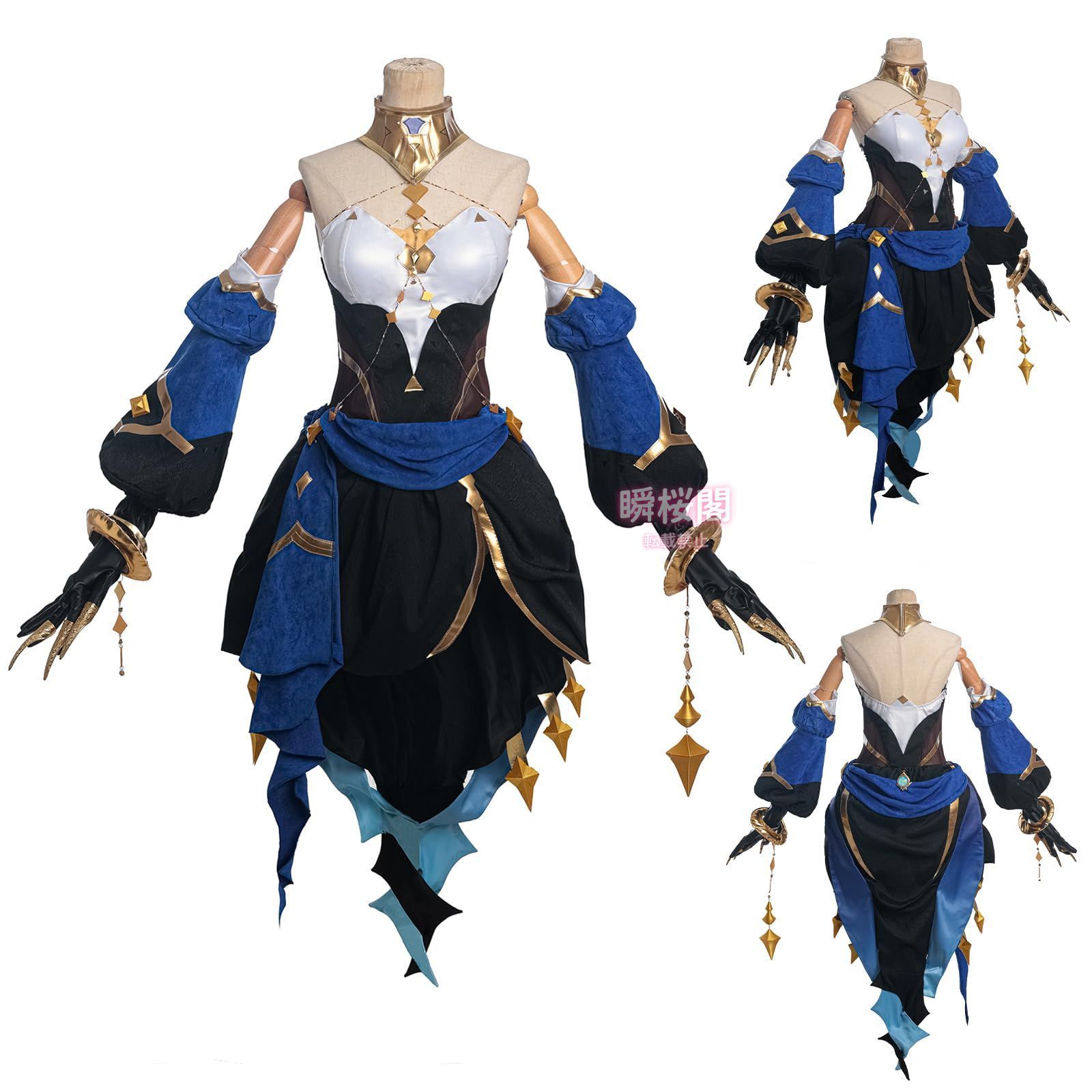 原神　エスコフィエ　コスプレ衣装　フルセット 原神 げんしん genshin エスコフィエ Escoffier コスプレ衣装