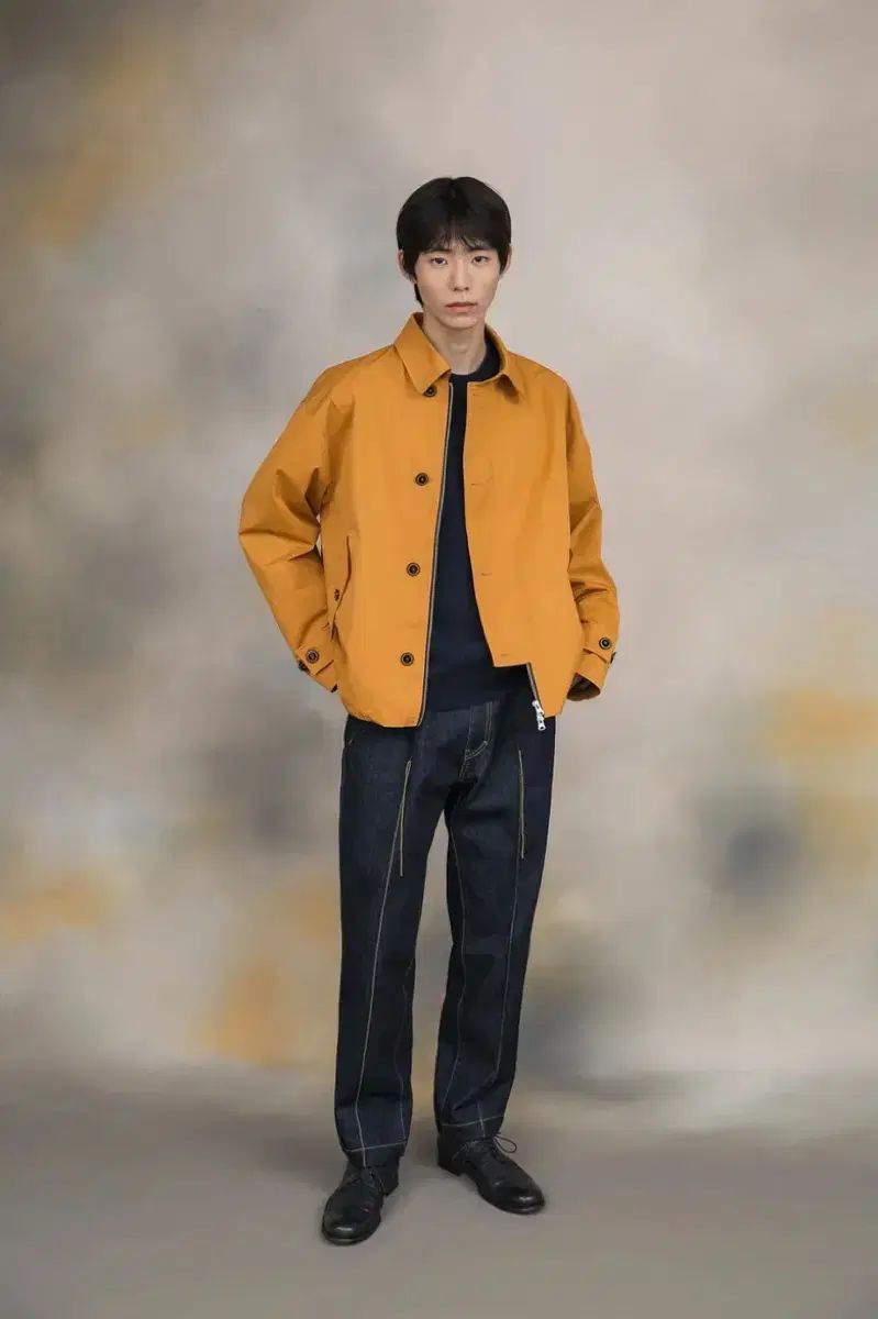 SHIRTER シャーター ギャバジン ジャケット マスタード S