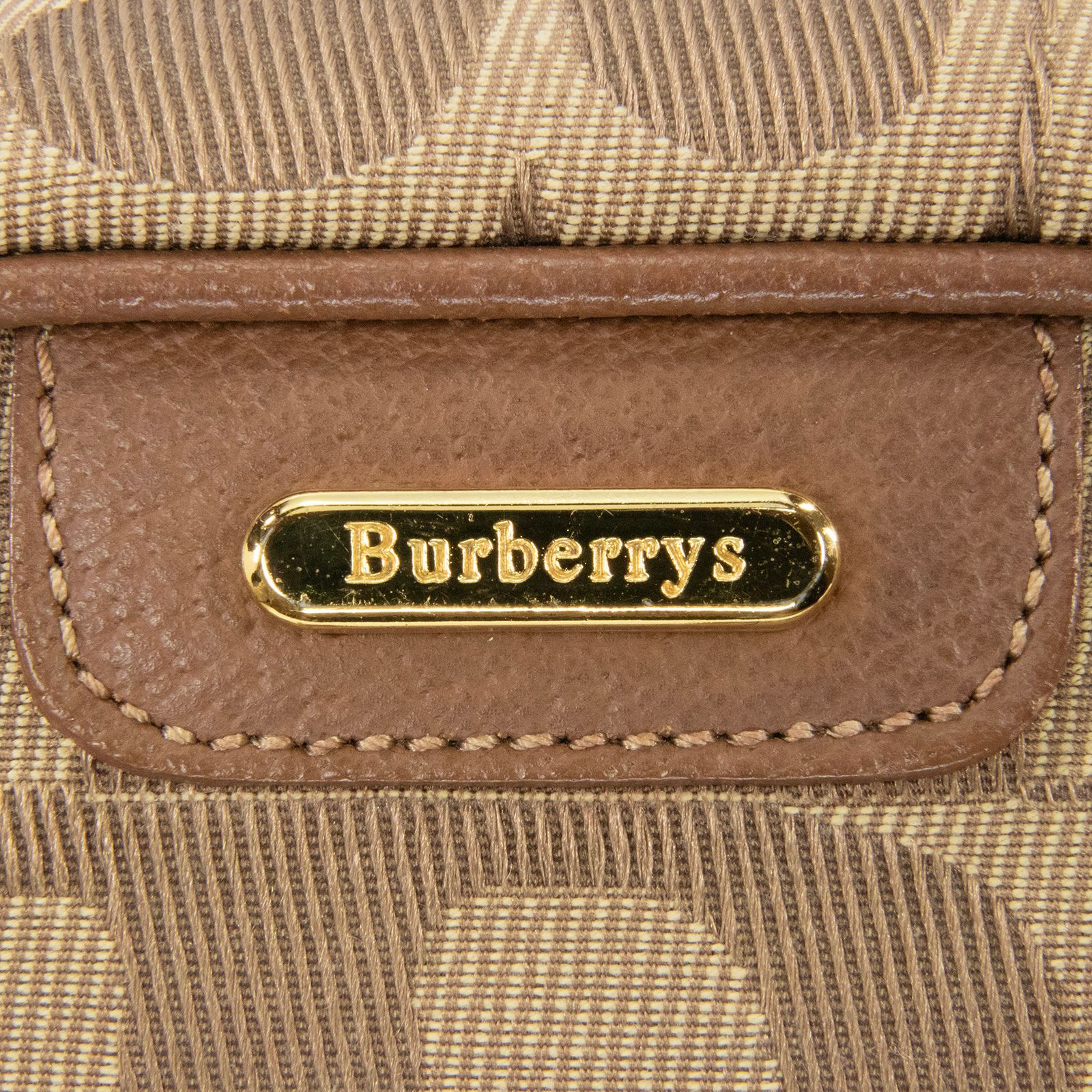 本物 オールドバーバリー ショルダーバッグ レディース ベージュ