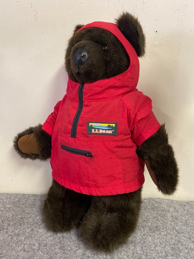 90s L LBean ビーンベア　ぬいぐるみ ビンテージ LLBean ビーンベア ぬいぐるみ 赤 エルエルビーン