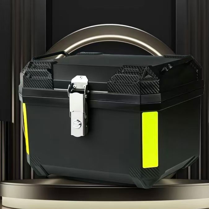 バイク リアボックス 大容量｜電動バイク対応 取り外し 防水 収納ボックス デリバリー用 非アルミ合金 軽量タイプ